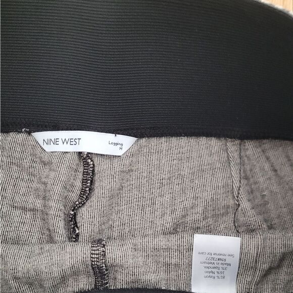 NWT Nine West Tummy Control Ponte Leggings M - Picture 5 of 6